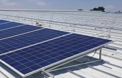 Aluminium Aluminum Modular Solar Panel Mounting Structure, Thickness: 5mm