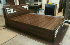 Modern Brown Wooden Bed