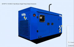 497SPTC 78 20kVA Tata Motors Single Phase Diesel Generator