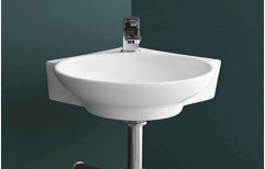 Corner Ceramic Wash Basin