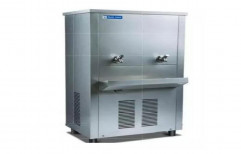 Voltas Stainless Steel Water Cooler, Dimensions: 55*56*147 cm, Number Of Taps: 2 Taps