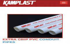 White Pvc Conduit Pipe Kamplast, Size: 25 mm